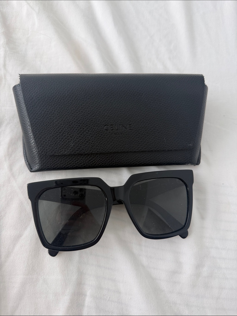 Celine Black Sunglasses with Black Case